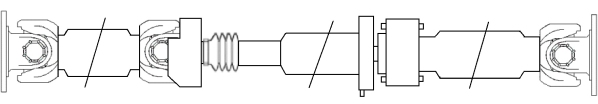 Spidan Aandrijfas GKNP30015