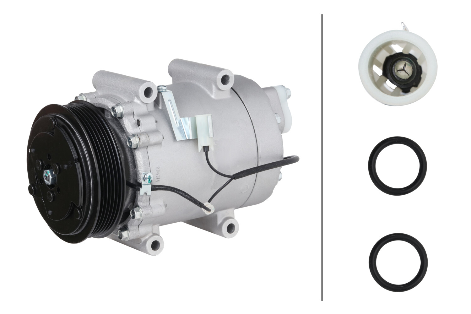 Hella Compressor, airconditioning 8FK 366 201-591