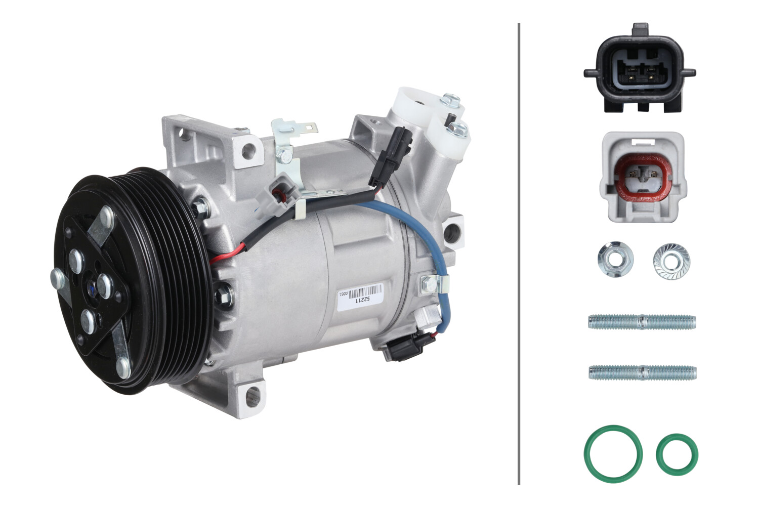 Hella Compressor, airconditioning 8FK 366 201-761