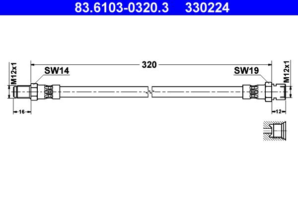 ATE Remslang 83.6103-0320.3