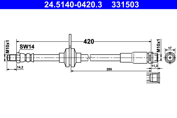 ATE Remslang 24.5140-0420.3