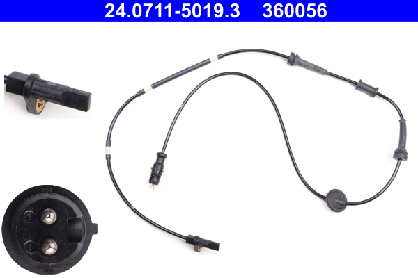 ATE ABS sensor 24.0711-5019.3