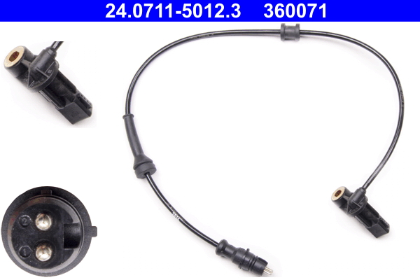 ATE ABS sensor 24.0711-5012.3