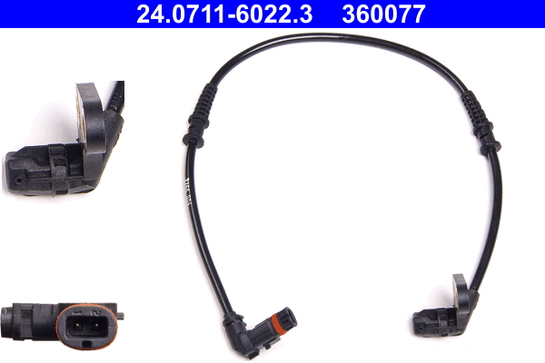 ATE ABS sensor 24.0711-6022.3