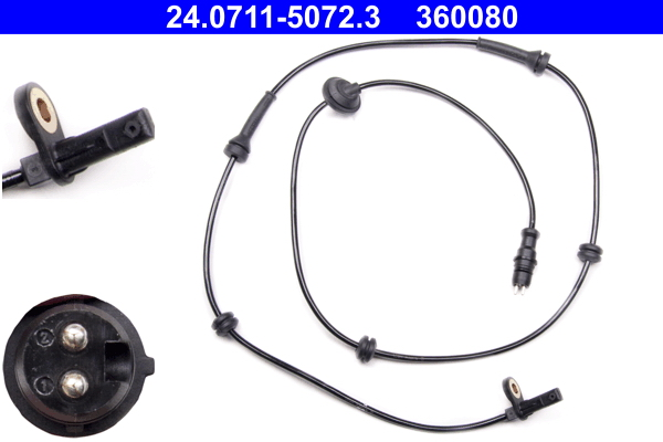 ATE ABS sensor 24.0711-5072.3