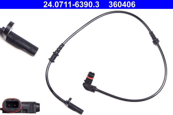 ATE ABS sensor 24.0711-6390.3