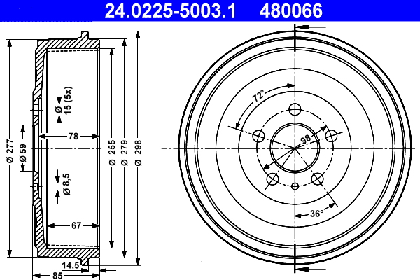 Ate Remtrommel 24.0225-5003.1