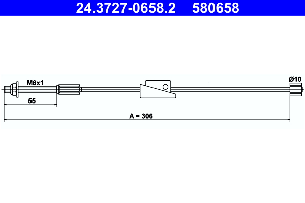 ATE Handremkabel 24.3727-0658.2