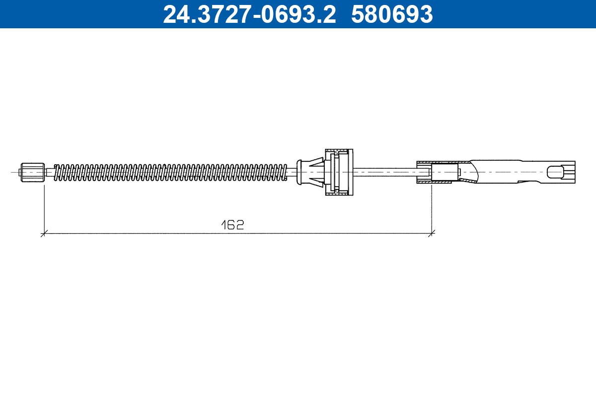 ATE Handremkabel 24.3727-0693.2