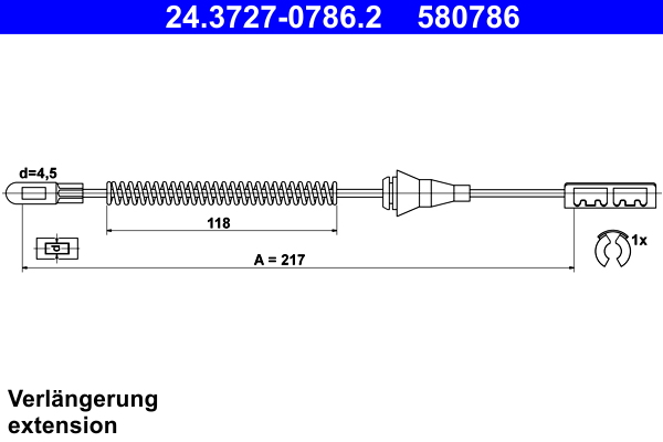 ATE Handremkabel 24.3727-0786.2