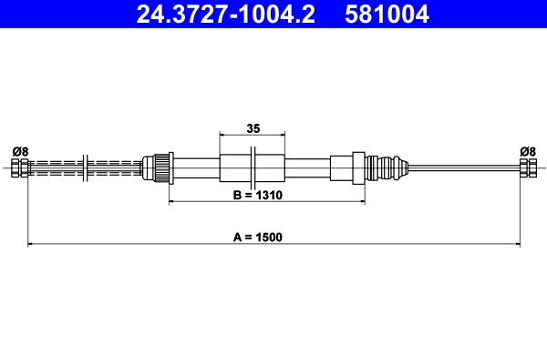 ATE Handremkabel 24.3727-1004.2