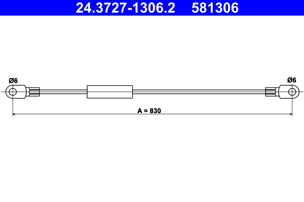 ATE Handremkabel 24.3727-1306.2