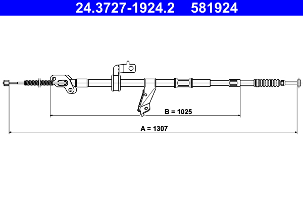 ATE Handremkabel 24.3727-1924.2