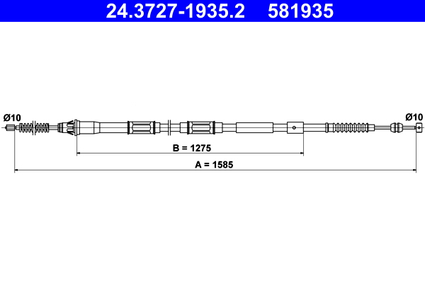 ATE Handremkabel 24.3727-1935.2