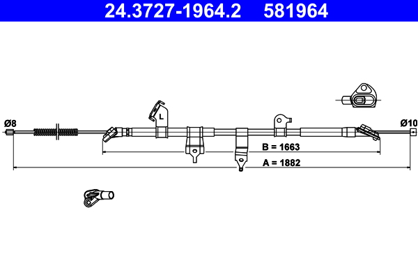 ATE Handremkabel 24.3727-1964.2