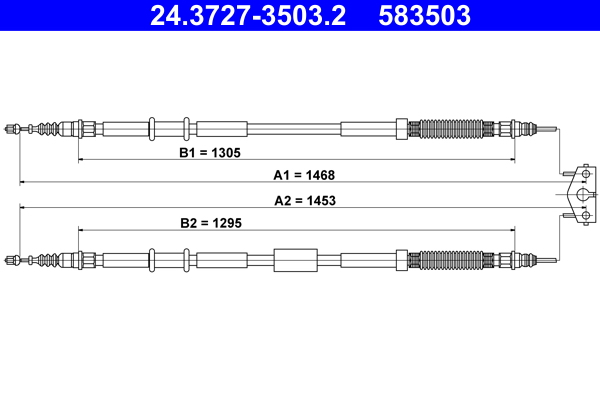 ATE Handremkabel 24.3727-3503.2