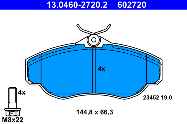 ATE Remblokset 13.0460-2720.2