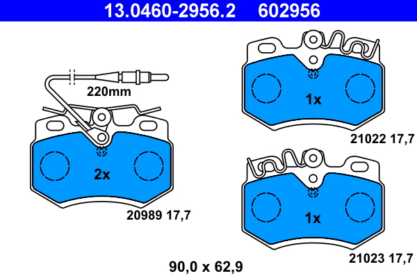 ATE Remblokset 13.0460-2956.2