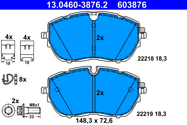 ATE Remblokset 13.0460-3876.2