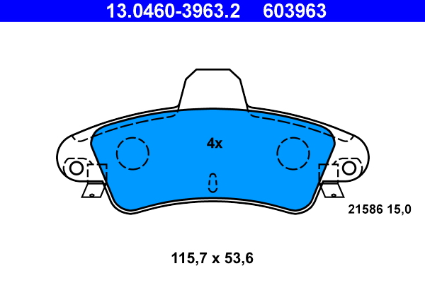 ATE Remblokset 13.0460-3963.2