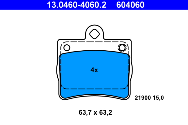 ATE Remblokset 13.0460-4060.2