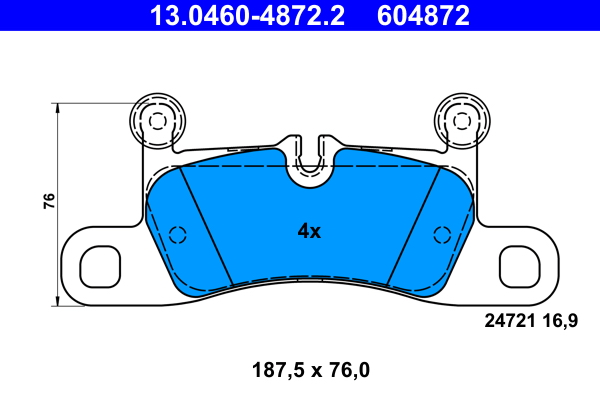 ATE Remblokset 13.0460-4872.2