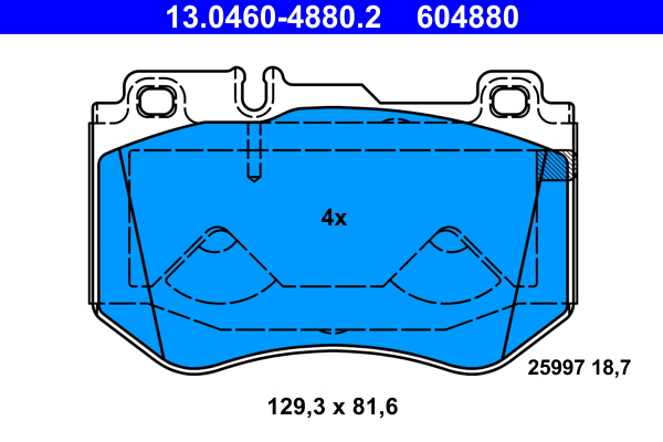 ATE Remblokset 13.0460-4880.2