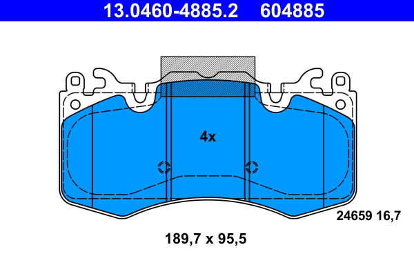 ATE Remblokset 13.0460-4885.2