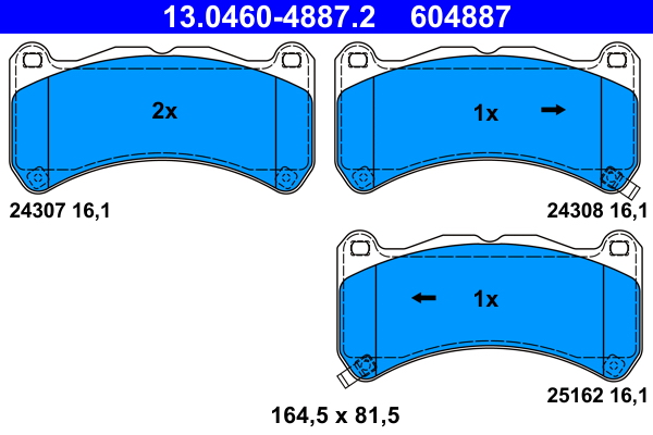 ATE Remblokset 13.0460-4887.2