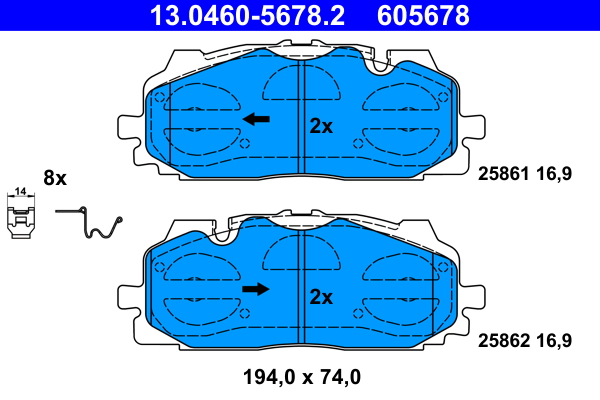 ATE Remblokset 13.0460-5678.2