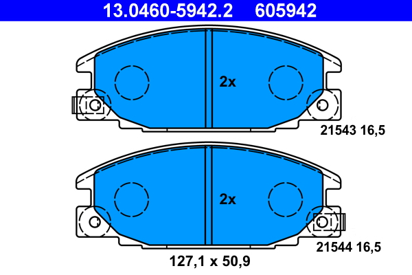 ATE Remblokset 13.0460-5942.2