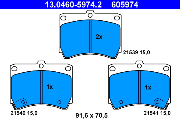 ATE Remblokset 13.0460-5974.2