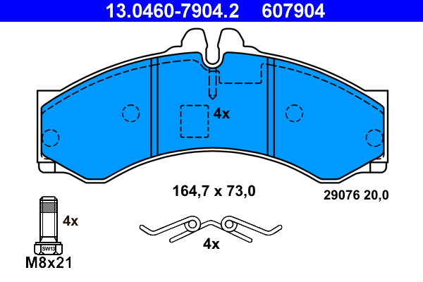 ATE Remblokset 13.0460-7904.2