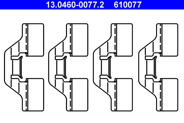 ATE Rem montageset 13.0460-0077.2