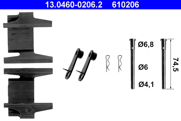 ATE Rem montageset 13.0460-0206.2