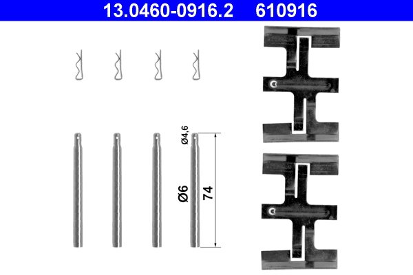 ATE Rem montageset 13.0460-0916.2