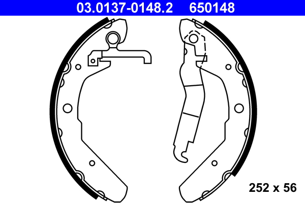 ATE Remschoen set 03.0137-0148.2