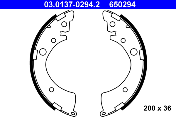 ATE Remschoen set 03.0137-0294.2