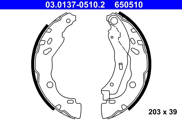 ATE Remschoen set 03.0137-0510.2