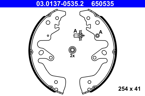 ATE Remschoenset 03.0137-0535.2