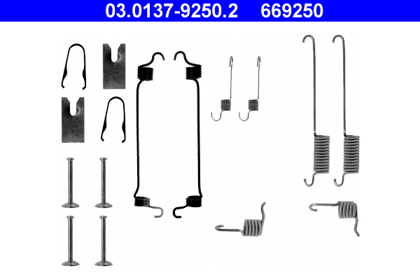 ATE Rem montageset 03.0137-9250.2