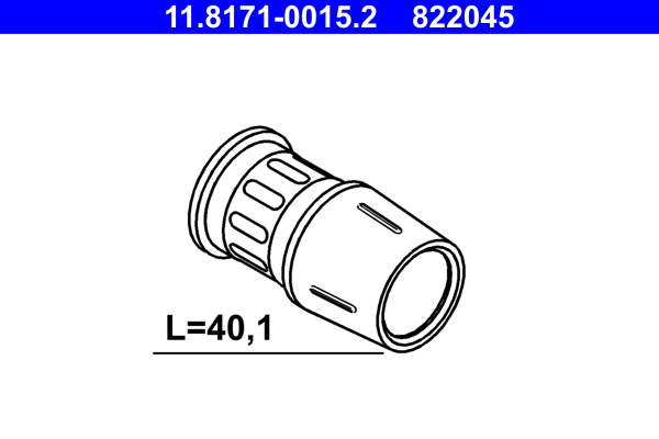 ATE Geleidehuls, remklauw 11.8171-0015.2