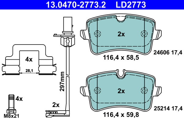 ATE Remblokset 13.0470-2773.2