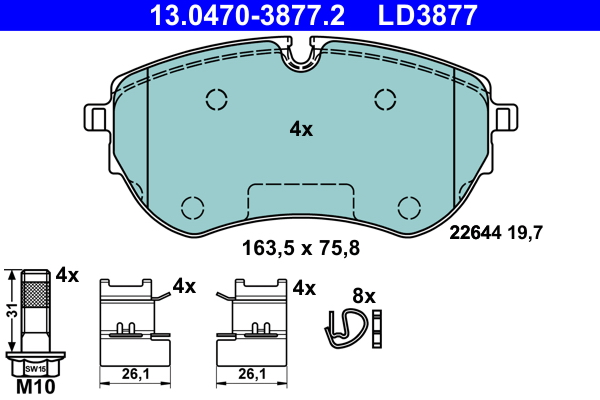 ATE Remblokset 13.0470-3877.2