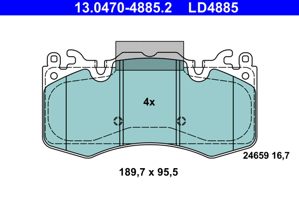 ATE Remblokset 13.0470-4885.2