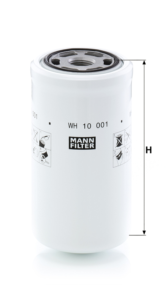 Mann-Filter Filter/oliezeef automaatbak WH 10 001