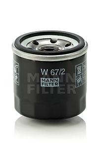 Mann-Filter Oliefilter W 67/2