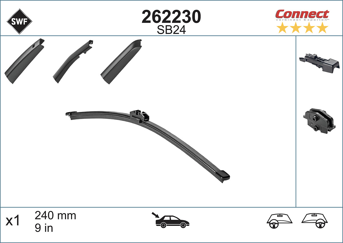 SWF Ruitenwisserblad 262230