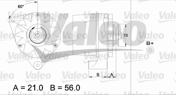 Valeo Alternator/Dynamo 436137