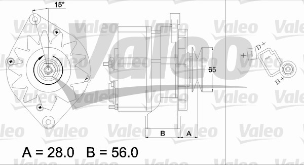 Valeo Alternator/Dynamo 436148